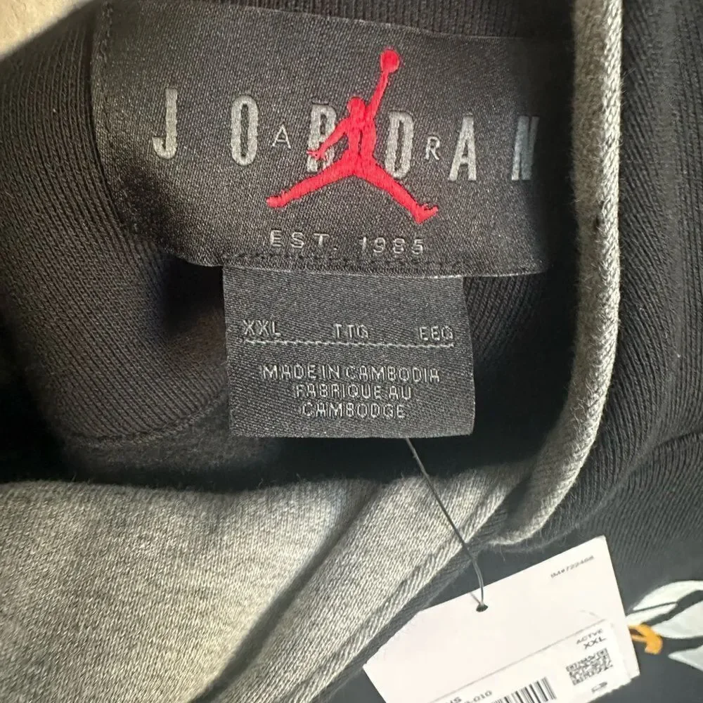 Nike Men's Air Jordan Sport DNA HBR Fleece Pullover Hoodie 2XL. NWT